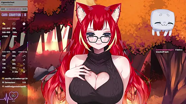 Snapshot of LewdFoxy_VT chatting on October 5, 3:39 pm LewdFoxy VT online show from October 5, 3:39 pm