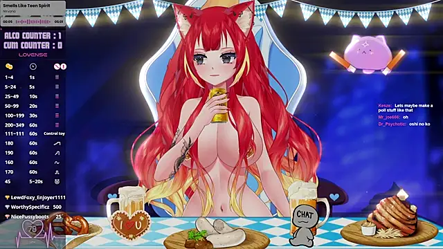 Snapshot of LewdFoxy_VT chatting on September 25, 4:17 pm LewdFoxy VT online show from September 25, 4:17 pm