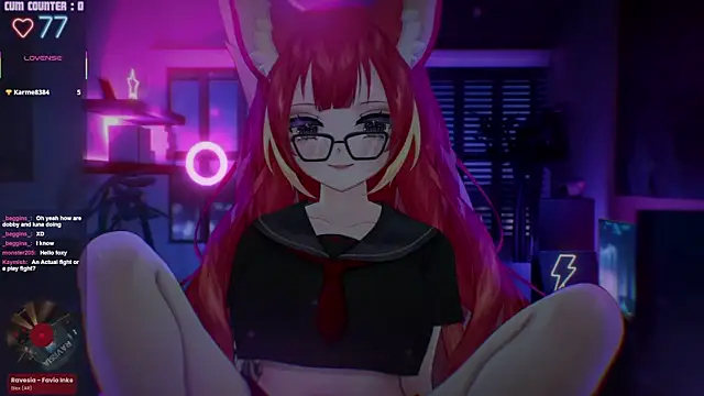 LewdFoxy VT online show from June 6, 4:46 pm