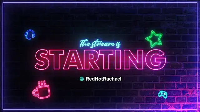 RedHotRachael online show from October 25, 9:32 pm