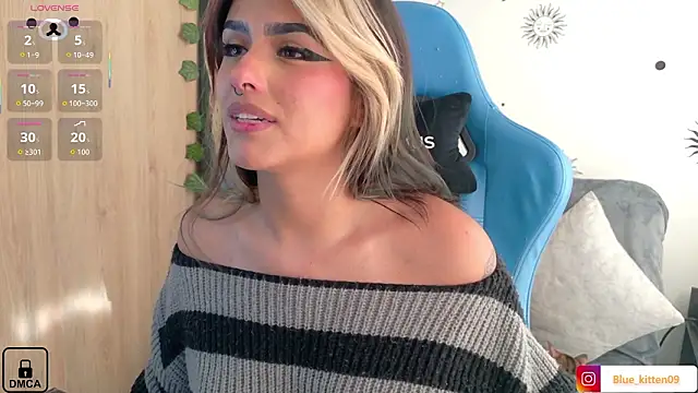 blue kitten online show from February 27, 9:58 pm