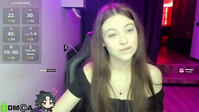 Snapshot of AmourLily chatting on October 5, 6:51 am AmourLily online show from October 5, 6:51 am