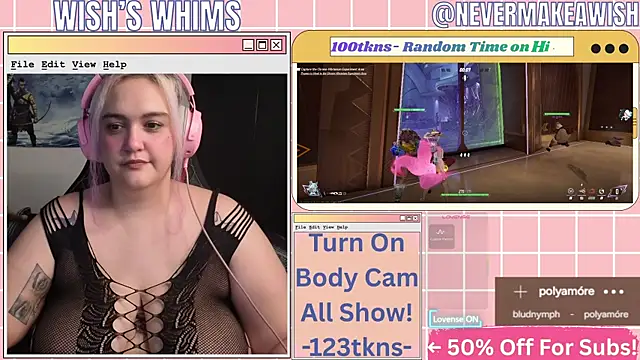 nevermakeawish online show from July 28, 2:13 pm