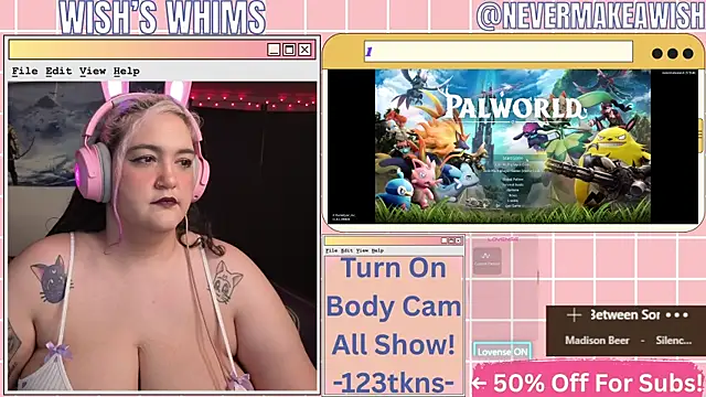 nevermakeawish online show from July 21, 11:11 am