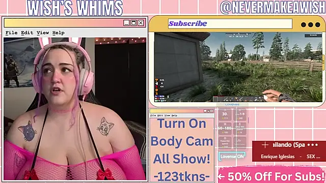 nevermakeawish online show from May 28, 9:51 am