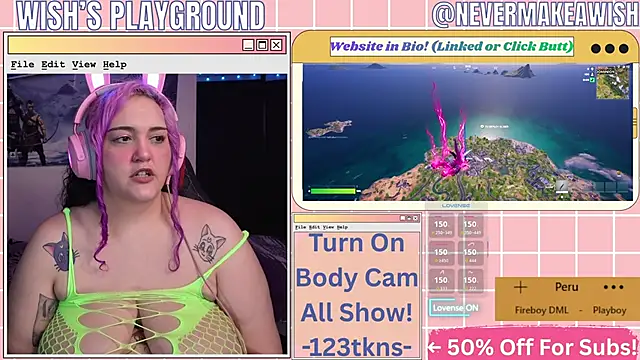 nevermakeawish online show from May 8, 12:41 pm