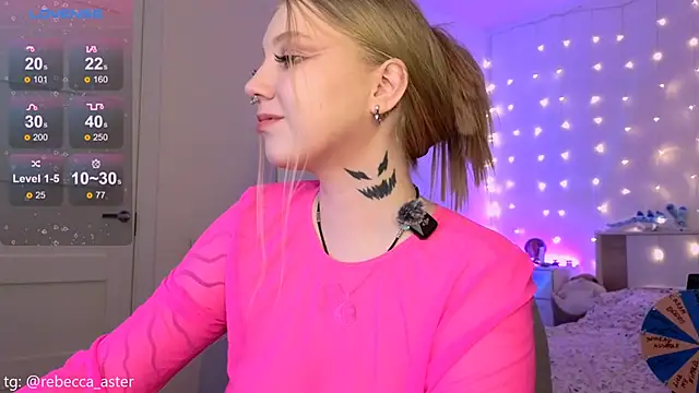 RebeccaAster online show from February 23, 5:23 pm