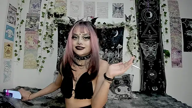GothKitten666 online show from March 28, 12:55 am