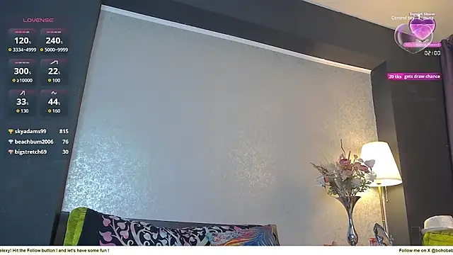Snapshot of BohoBabeLexy chatting on October 9, 10:19 am BohoBabeLexy online show from October 9, 10:19 am