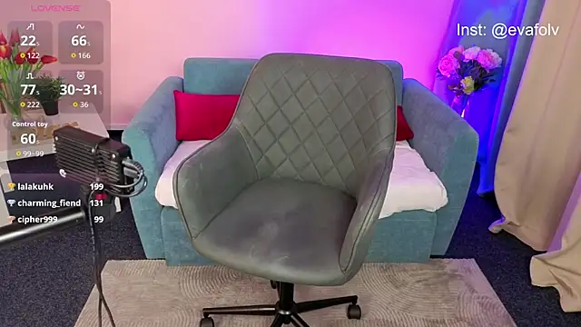 evafolver online show from January 13, 6:56 pm