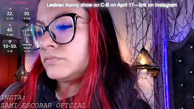 Zami Escobar of online show from April 12, 5:05 pm