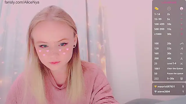 AliceNya cute online show from February 20, 6:26 am
