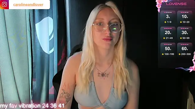 Caroline lover  online show from November 24, 11:45 am