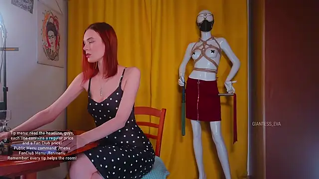 Giantess Eva online show from October 27, 3:18 pm