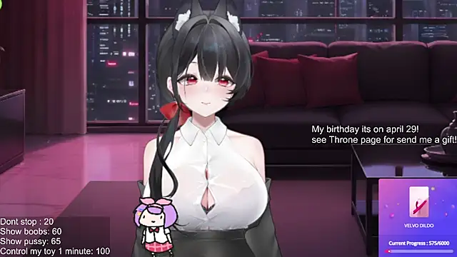 Goddessevelynn  online show from April 15, 12:11 am