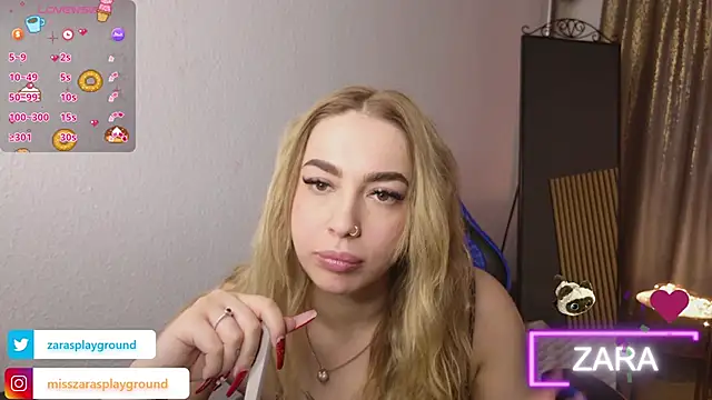 ZarasPlayground online show from April 2, 6:38 pm