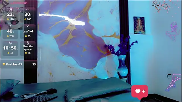 Valeria Linares online show from April 8, 3:30 am