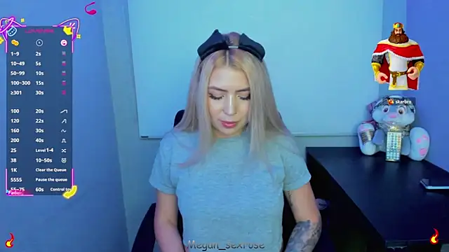 Megan sexrosse online show from March 31, 3:06 am