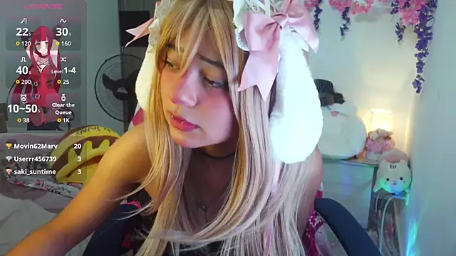 saki nyanwn online show from July 30, 1:34 pm