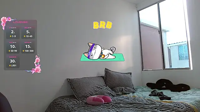 KoraRousse online show from April 3, 9:13 pm