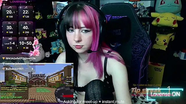 CutieTracer online show from May 24, 9:47 pm