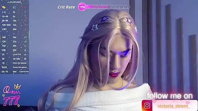 VictoriaStrom  online show from May 2, 8:01 pm