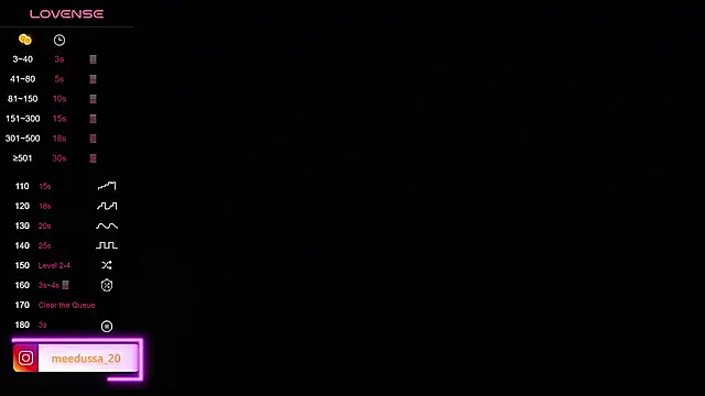 meedussa 20  online show from January 9, 9:24 am