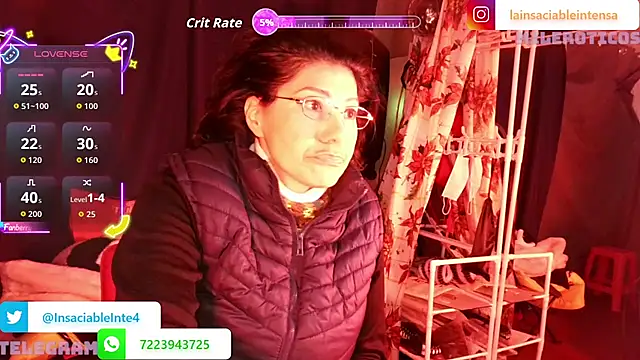 LaInsaciableIntensa online show from January 10, 3:00 am