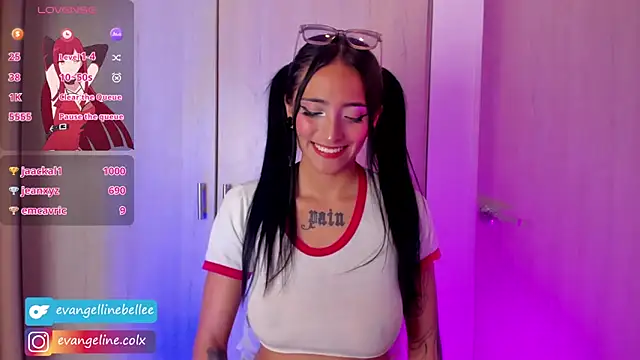 Evangeline Belle online show from October 7, 9:08 pm